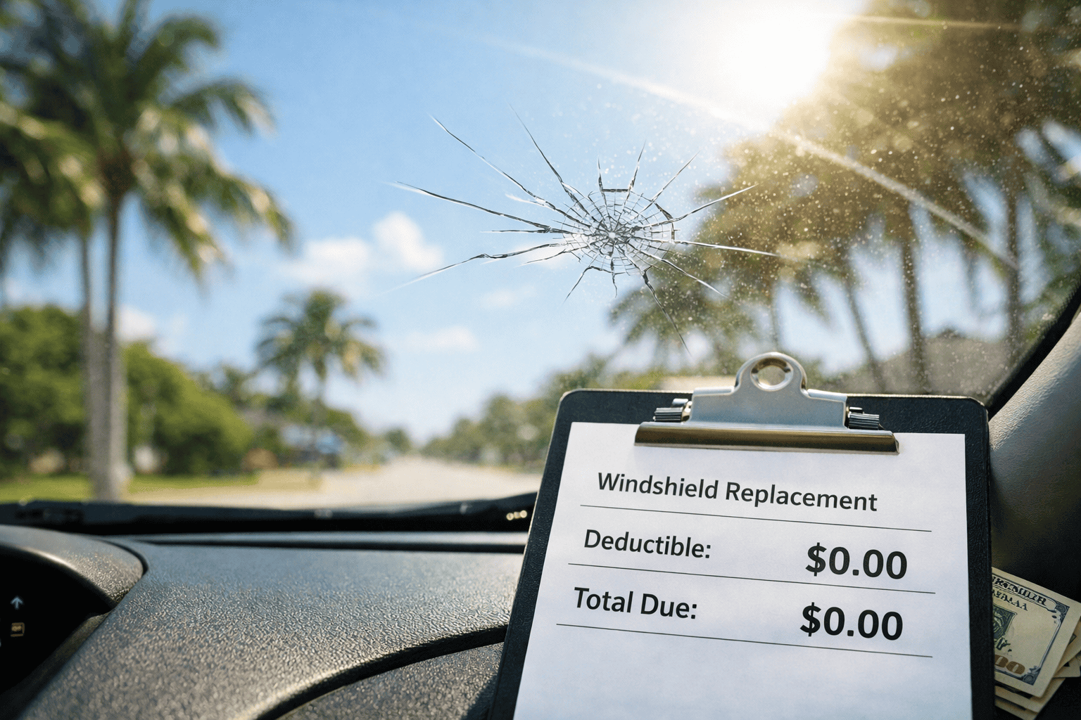 Can Florida Drivers Get a Free Windshield Through Insurance?